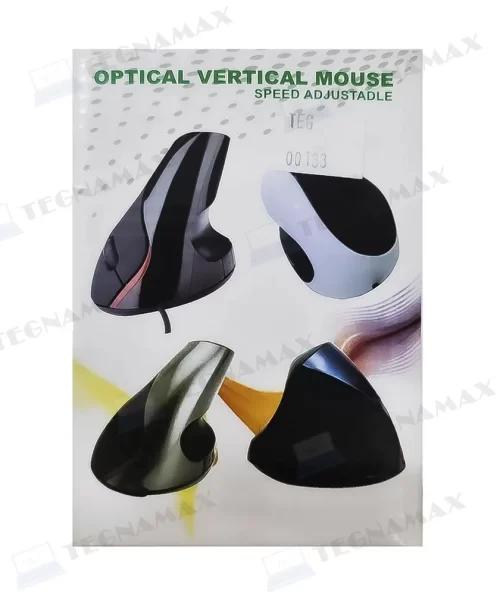 Mouse Ergonómico USB Vertical Alámbrico (Plug and Play - Oficina)
