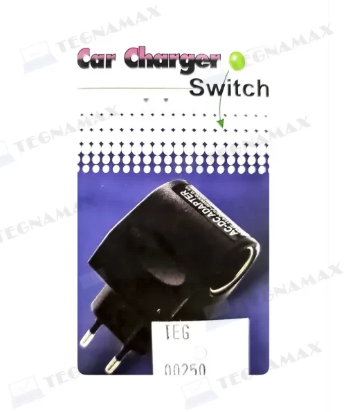ADAPTADOR DE CORRIENTE PARA CARGADOR DE CARRO