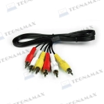 Cable Audio Video RCA para equipos compatibles en Tegnamax