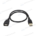 Cable USB extensión negro de 1.5 metros en Tegnamax