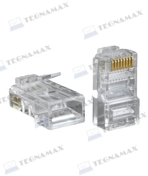 FUNDA DE CONECTORES DE RED MAXNA PLASTICO CAT6