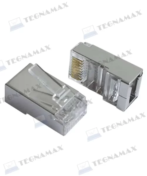 FUNDA DE CONECTORES DE RED MAXNA METALICO CAT5