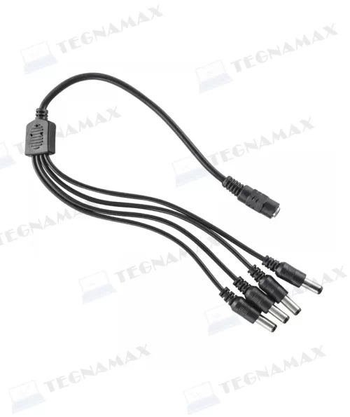 Cable Divisor DC para Cámaras CCTV de 1 a 4 Vías