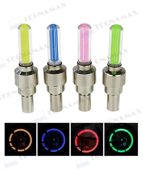 VALVULA LED PARA LLANTAS VARIOS COLORES