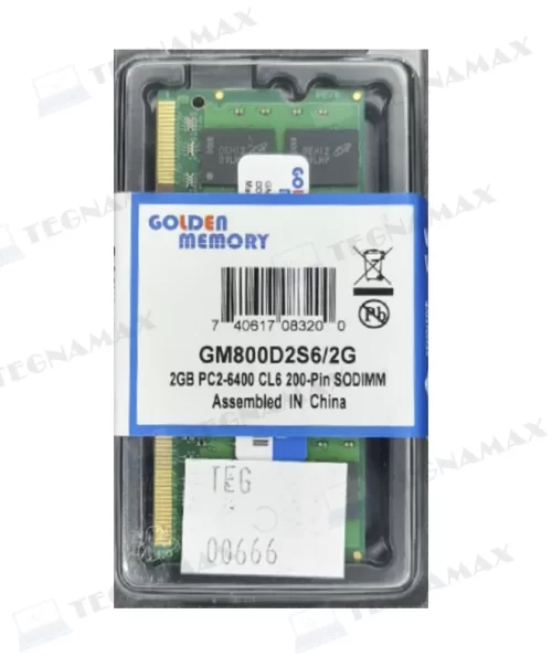 MEMORIA GOLDEN DDR2 2GB LAPTOP