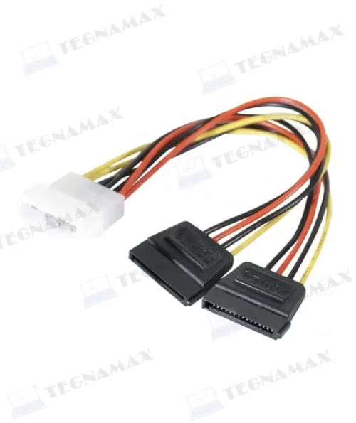 CABLE DE PODER A 2 SATA PARA PC