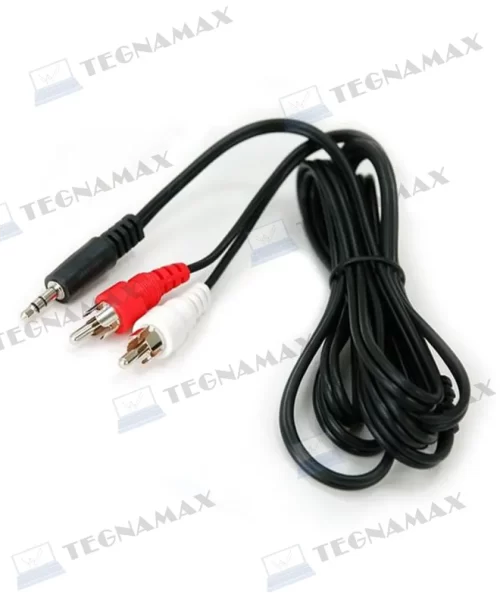 CABLE AUXILIAR DE AUDIO 1 PLUS A 2 PLUS  5 METROS