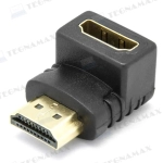 ADAPTADOR HDMI MACHO A HDMI HEMBRA TIPO L