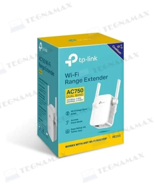 EXTENSOR DE RANGO TP-LINK RE205 AC750 DUAL BAND