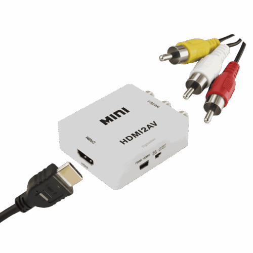 Adaptador HDMI a AV – Conversor de Video 1080p