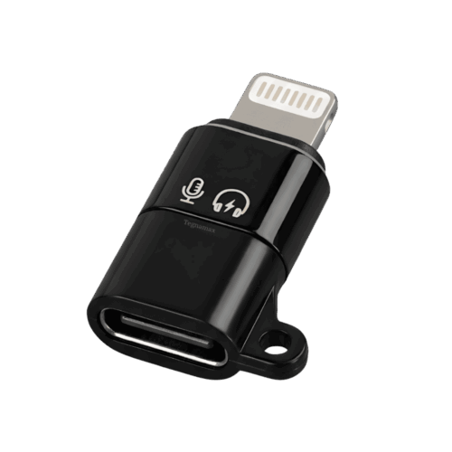 Adaptador Lightning Hembra A USB Tipo C Macho OTG Carga y Datos