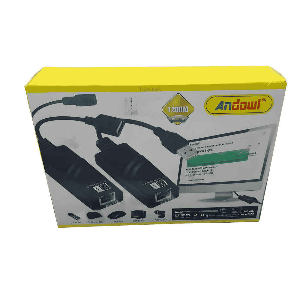 adaptador usb 2.0 a puerto de red rj45 marca andowl