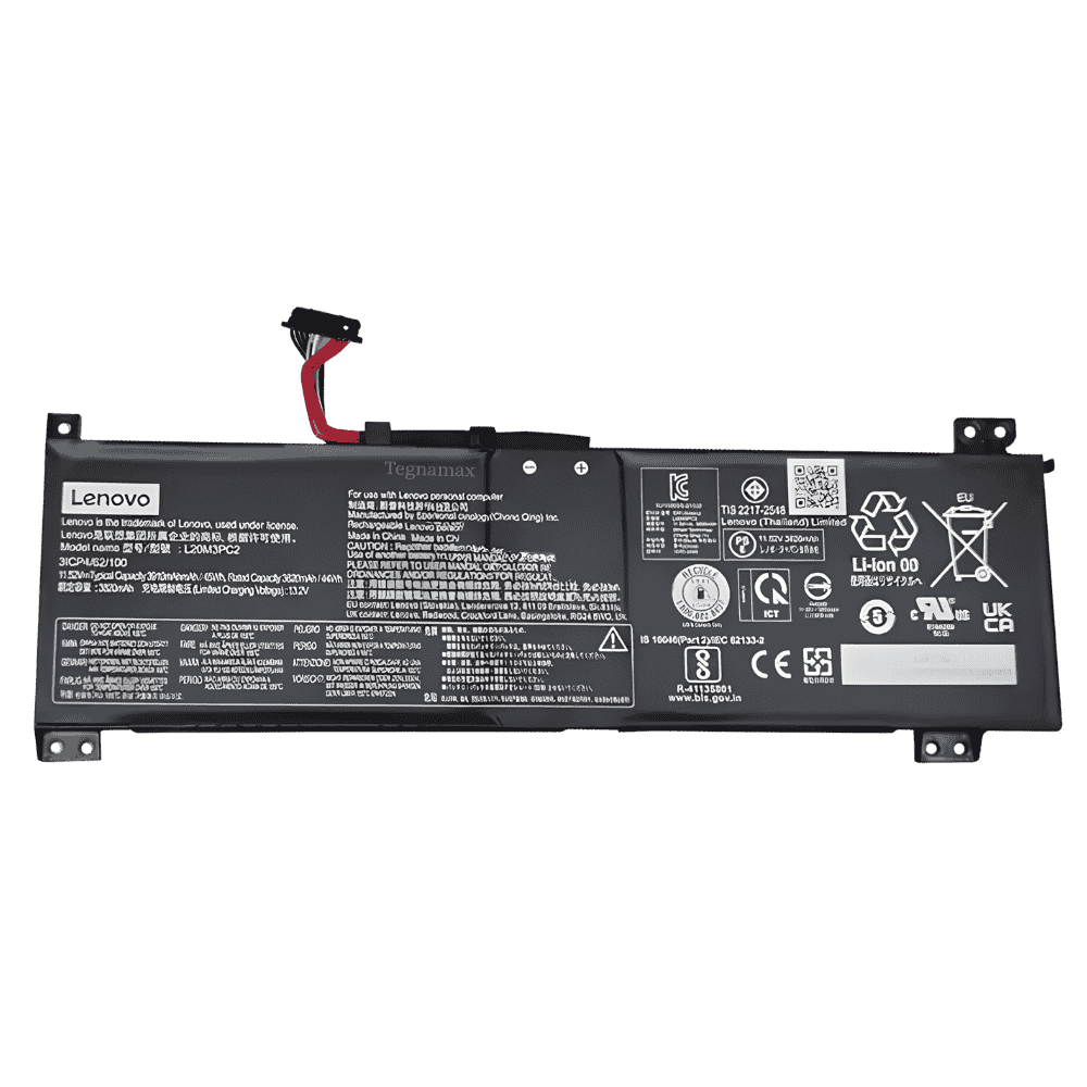 bateria interna para laptop lenovo l20c3pc2 de 45wh compatible con ideapad gaming 3