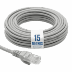 cable de internet ethernet cat 6e de 15 metros con conectores rj45