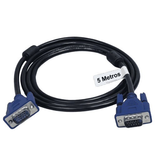 Cable VGA Universal 5 Metros Macho a Macho Full HD