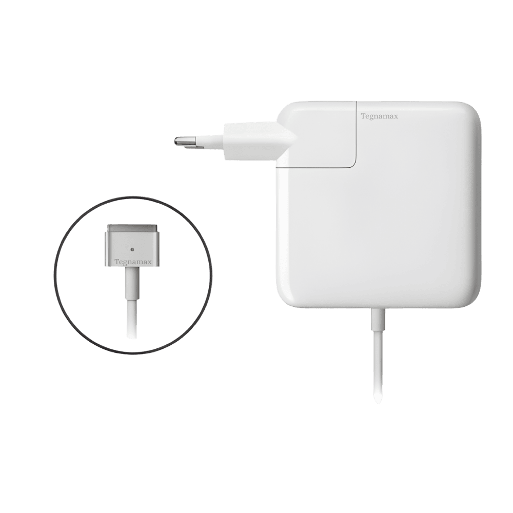 cargador para macbook pro 60w con conector magnetico tipo t salida 16.5v