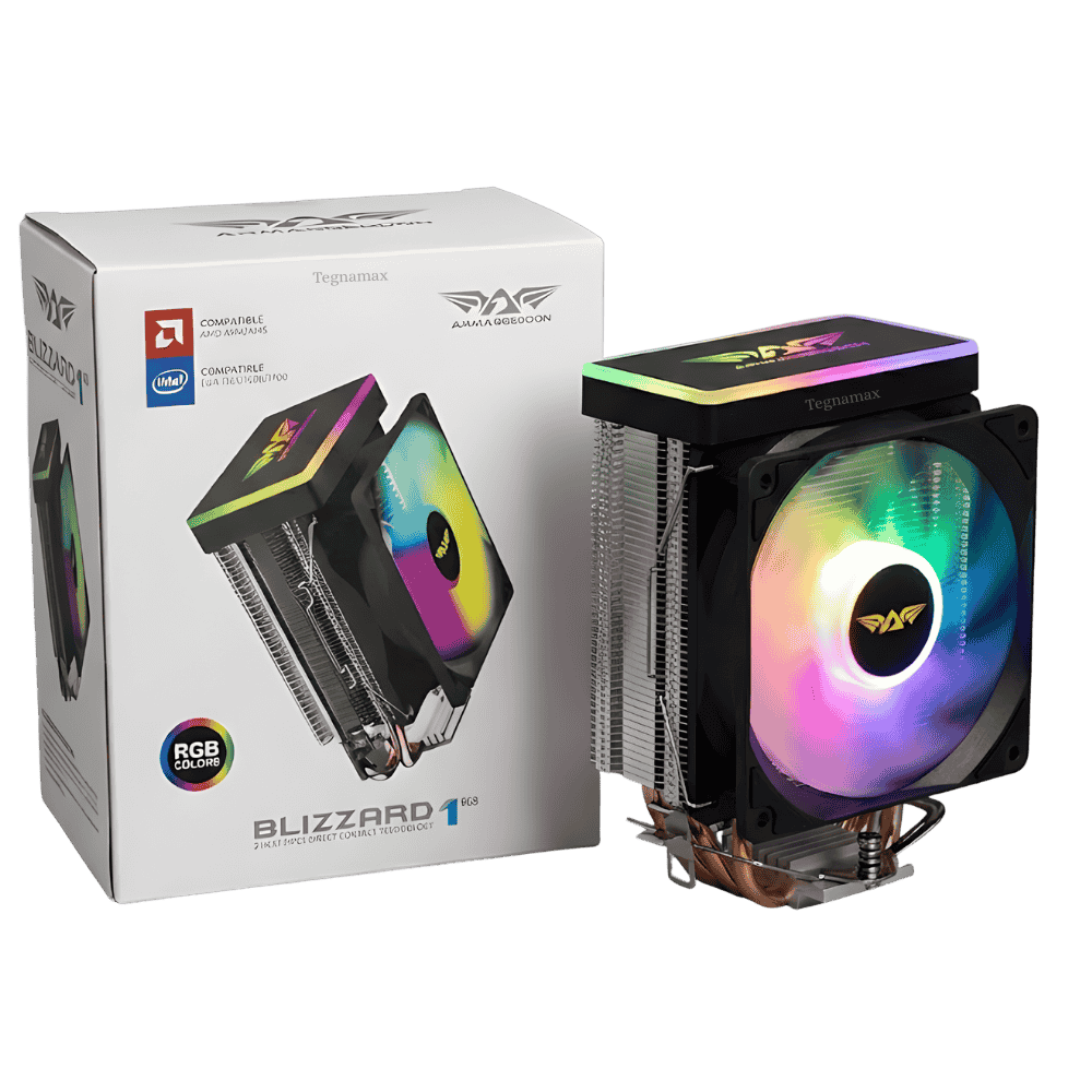 Cooler procesador RGB Armaggeddon heatpipes