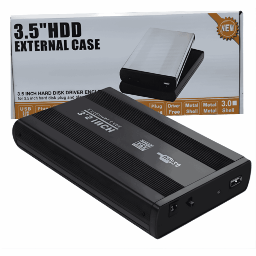 Enclosure para disco 3.5" — USB 3.0