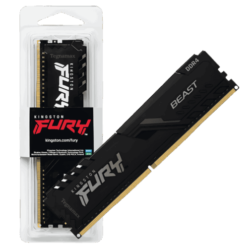 Memoria RAM Kingston FURY Beast 8GB – DDR4 2666MHz DIMM con Disipador