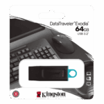 pendrive kingston datatraveler de 64gb interfaz usb 3.2 gen 1 color negro