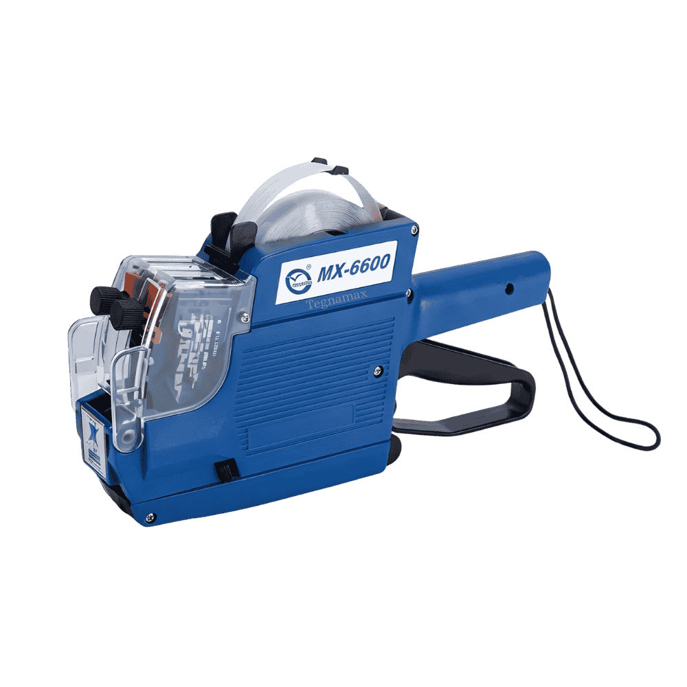 pistola etiquetadora de precios manual maxna mx660 color rojo y negro