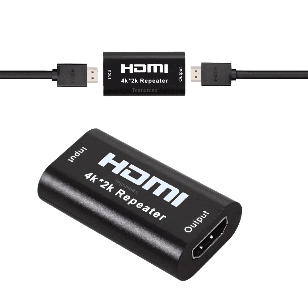 repetidor hdmi amplificador de señal video hasta 1080p tamaño compacto 4.4cm