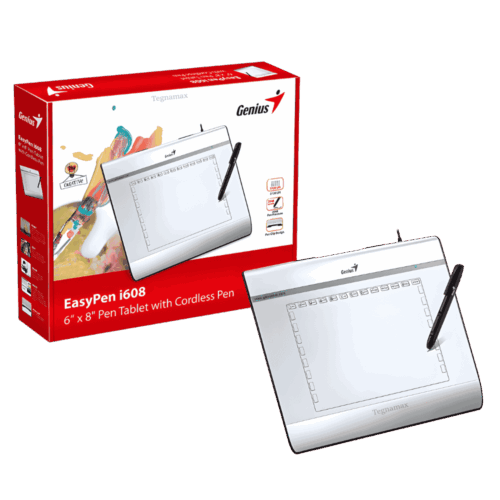 Tableta Gráfica Digital Genius EasyPen i608 6x8 Pulgadas Con Lápiz