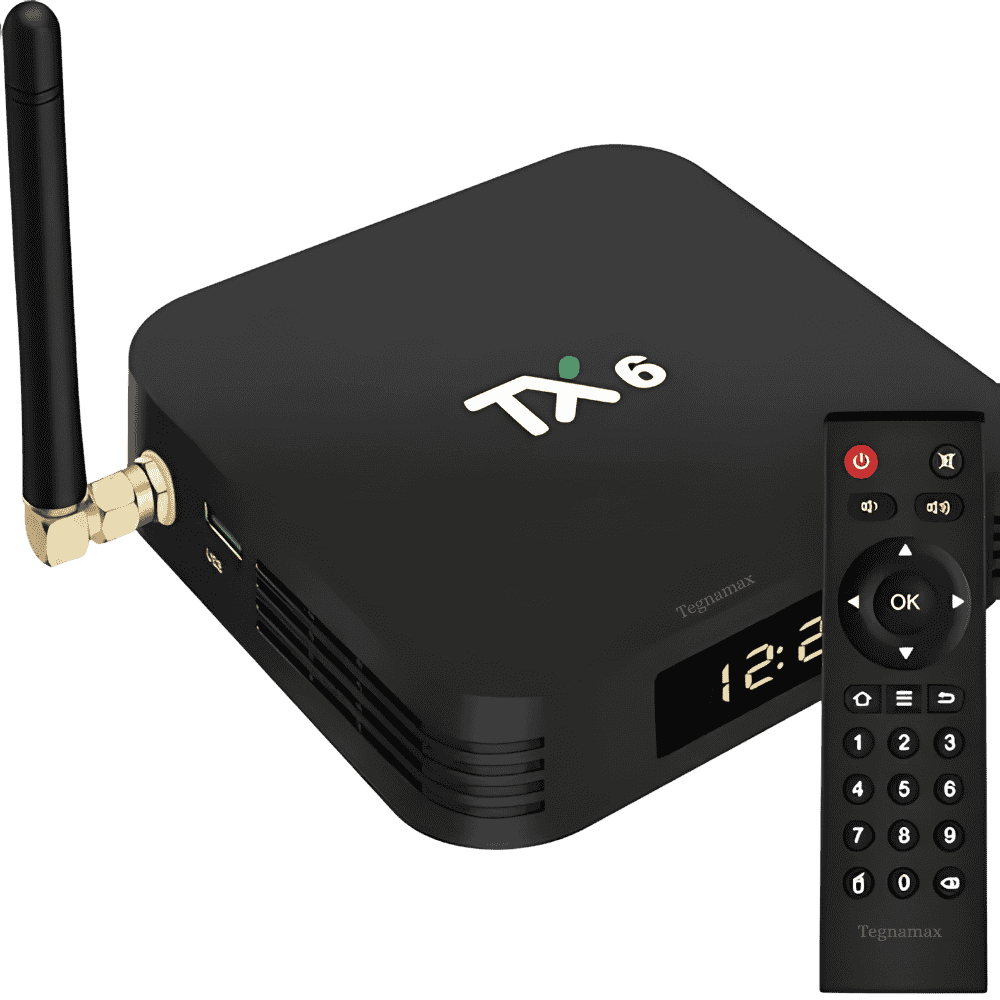 tv box tx6 android 10.0 con 2gb ram y 16gb rom vista superior
