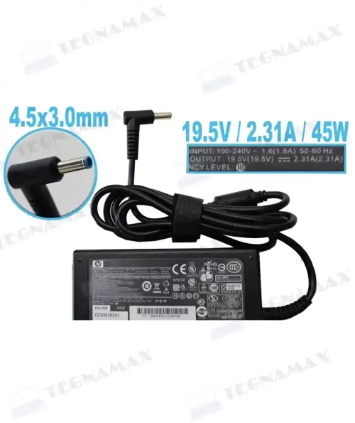 CARGADOR HP PUNTA AZUL / 19.5V / 2.31A /45W