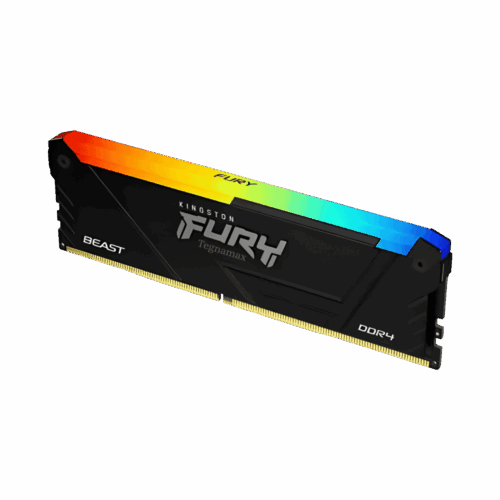 Memoria RAM Kingston FURY Beast RGB 8GB – DDR4 3200MHz CL17 con Iluminación
