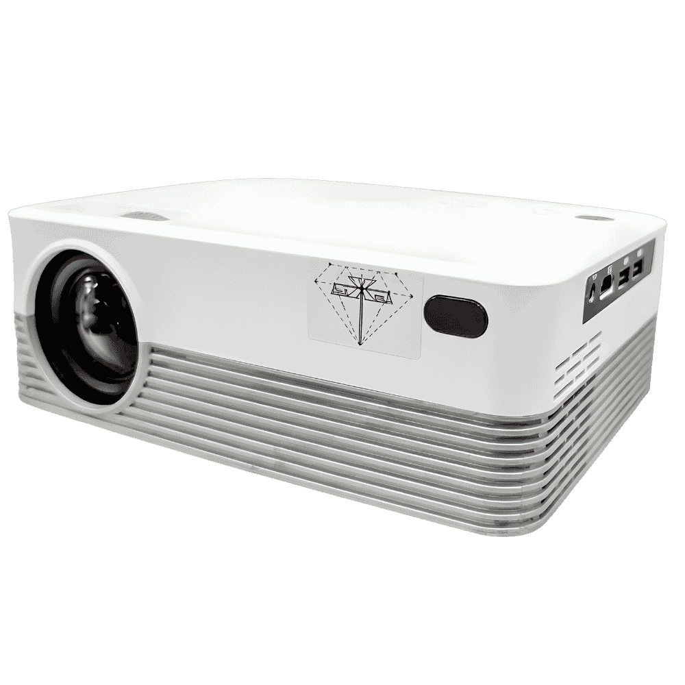 proyector inteligente maxna ty-06 color blanco con sistema android 10.1