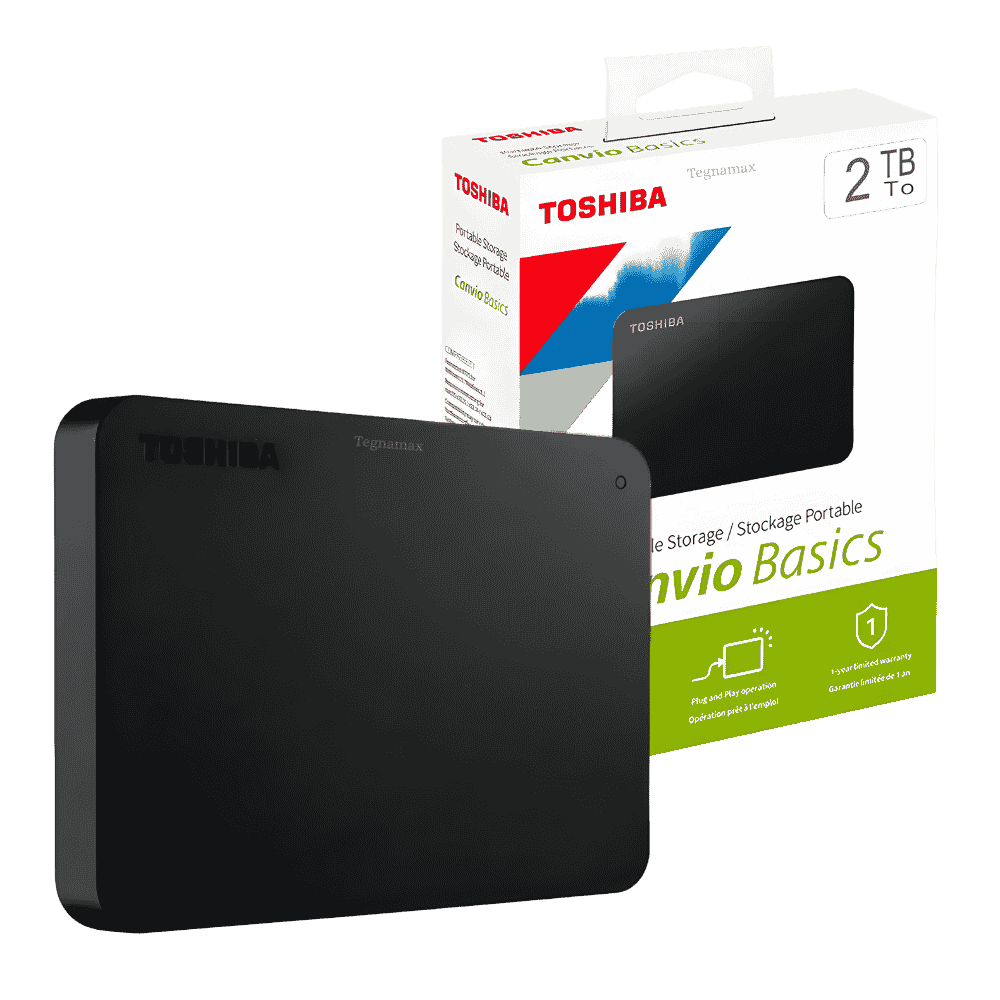 Disco duro externo Toshiba Canvio 2TB negro portátil