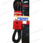Cortapicos 6-TOMAS cable 3M, vista frontal del producto