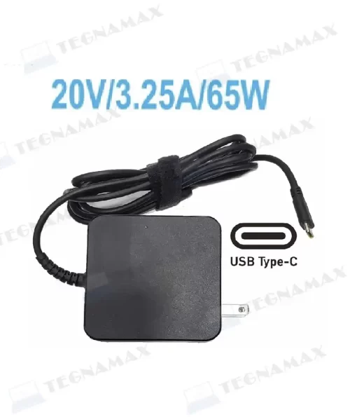 CARGADOR DE LENOVO TIPO C 20V /3.25A / 65W