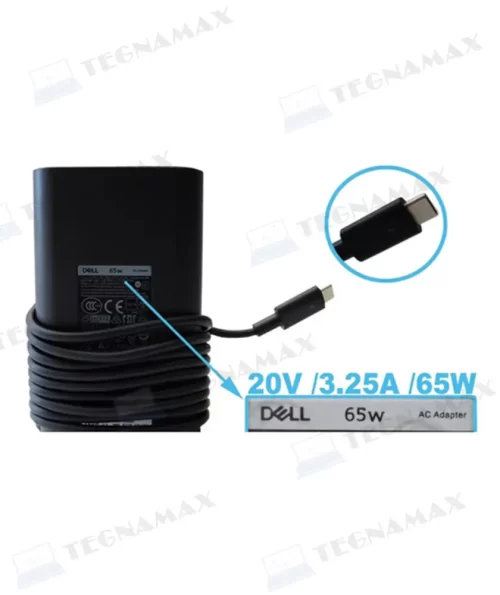 CARGADOR DELL TIPO C 20V  3.25A  65W