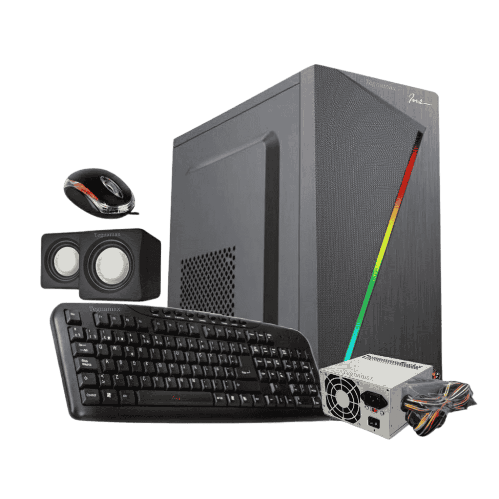 case combo ins 4 en 1 modelo 4037 con teclado mouse parlantes