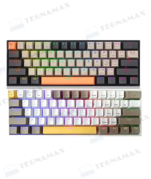 TECLADO MECANICO  WIRELESS, USB Y BLUETOOTH REDRAGON DRACONIC PRO