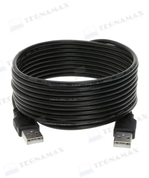 CABLE USB 2.0 MACHO A MACHO 3M