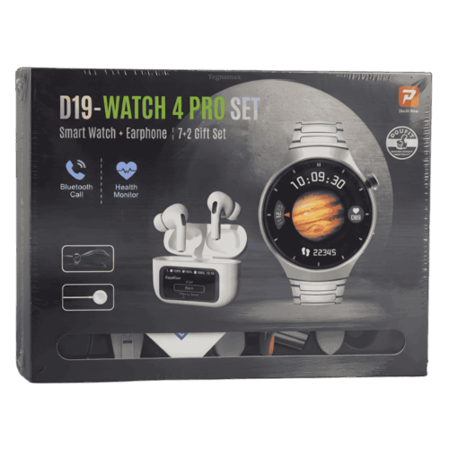 Combo Reloj Inteligente Smart Watch 4 Pro Set Audífonos Y 6 Correas