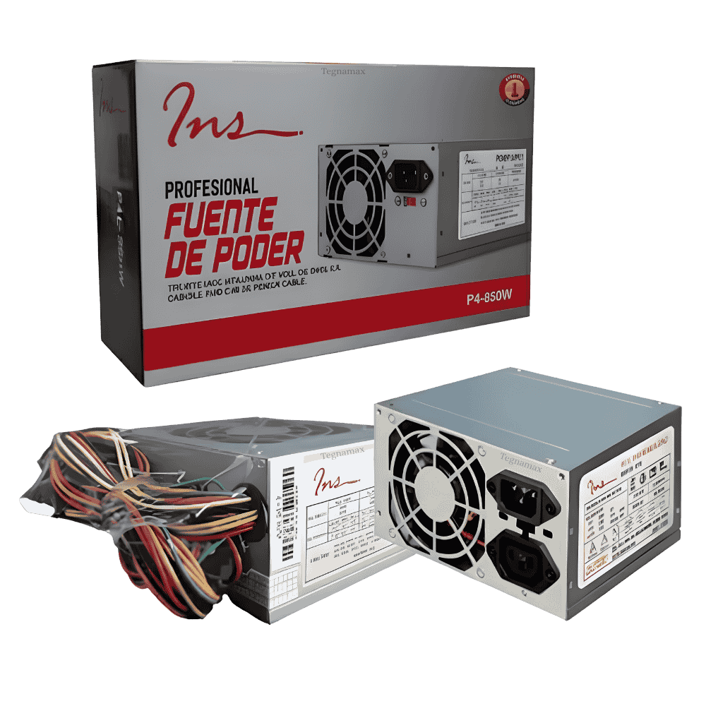 fuente de poder ins 950w p4-850w metal ventilador 8cm