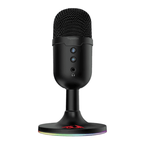 Micrófono gamer Redragon Pulsar GM303 — USB, diseño estilizado y alta sensibilidad