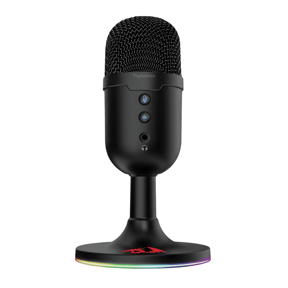 micrófono gamer redragon pulsar gm303 usb negro