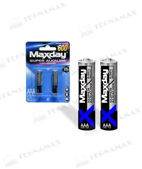 PILAS AAA MAXDAY BLISTER DE 2 UNIDADES