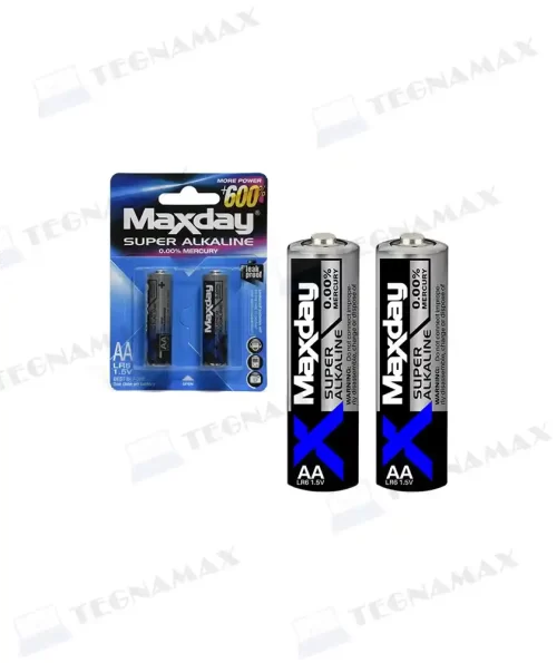 PILAS AA MAXDAY BLISTER DE 2 UNIDADES