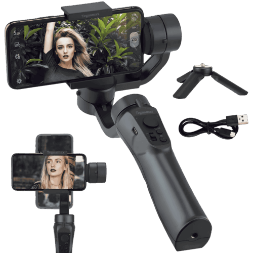Estabilizador 4 Ejes para Celular – Gimbal Profesional Sin App (Plug & Play)