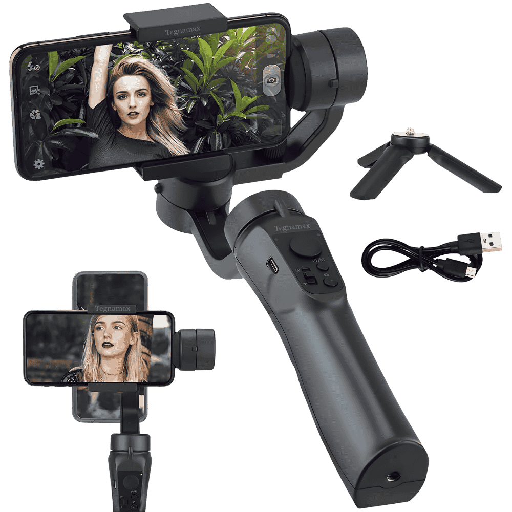 estabilizador 4 ejes celular gimbal profesional sin app para video cinematografico