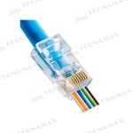 CONECTORES RJ45 CAT6 E PONCHADO FACIL