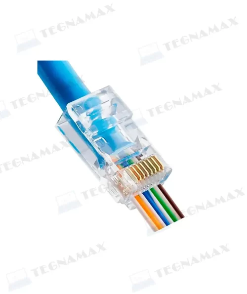 CONECTORES RJ45 CAT6 E PONCHADO FACIL