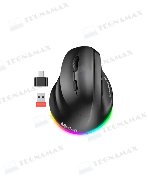 MOUSE WIRELESS ERGONOMICO ZURDO MT-BTM010L NEGRO MEETION