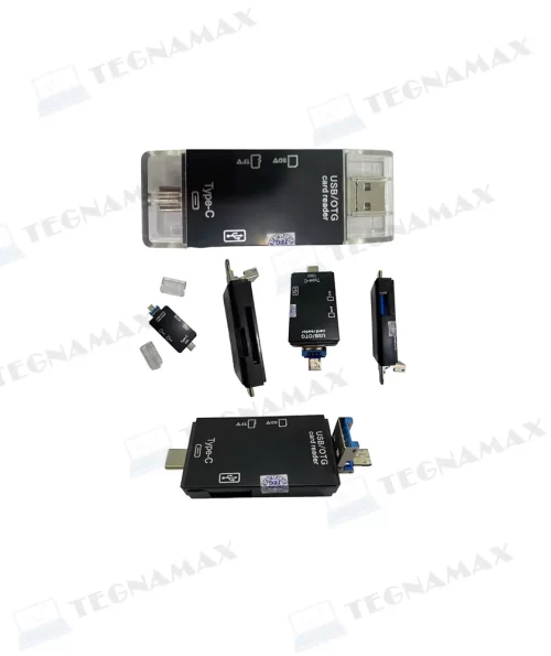 LECTOR DE MEMORIA SD MICRODS Y USB 3.0 CON USB 3.0 TIPO C V8 PARA SD Y MICROSD